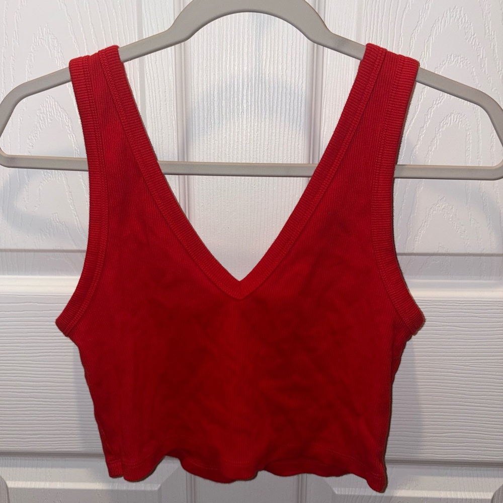 Red Crop Top - Picture 4 of 4